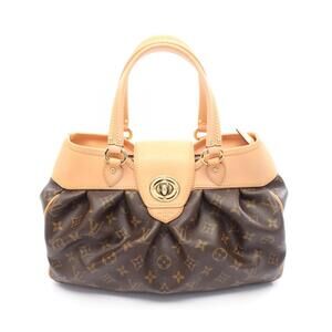 Louis Vuitton Botie Shoulder Bag Canvas Leather Monogram Brown